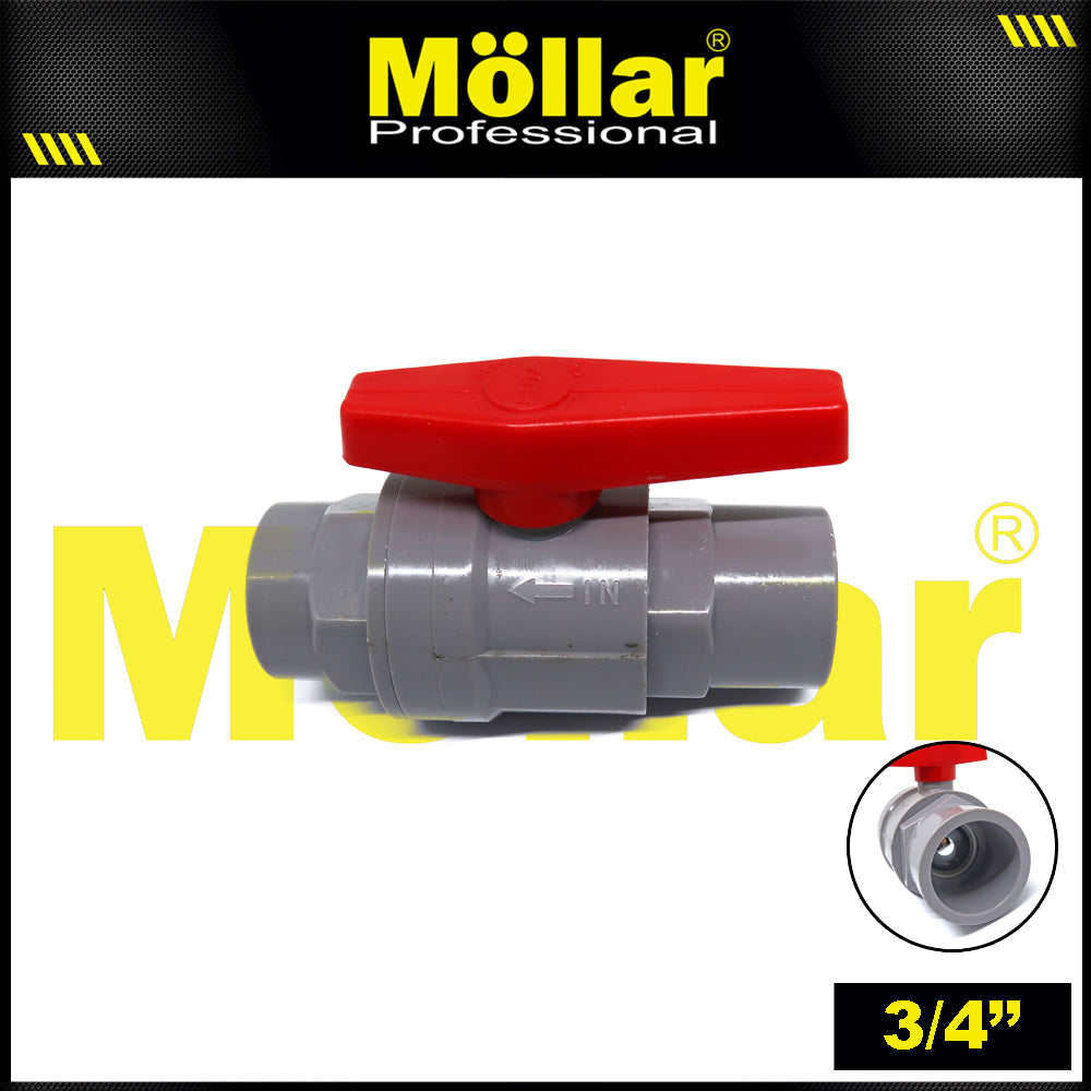 BLITZ 931 HD Stop Kran Plastik 3/4" / Ball Valve PVC