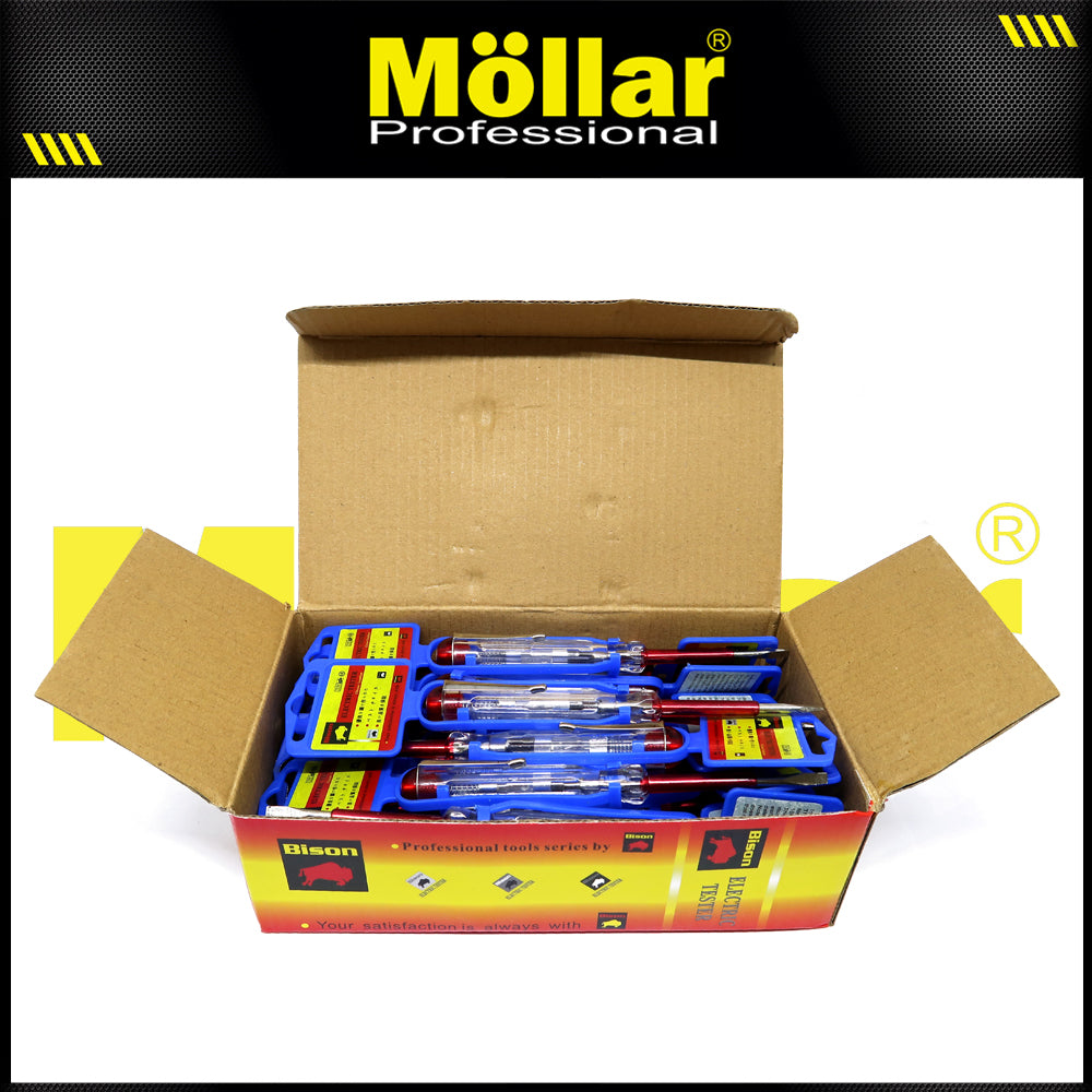 BISON 888 1 Pak 24 Pcs Obeng Tespen Listrik Ac Testpen Minus Test Pen