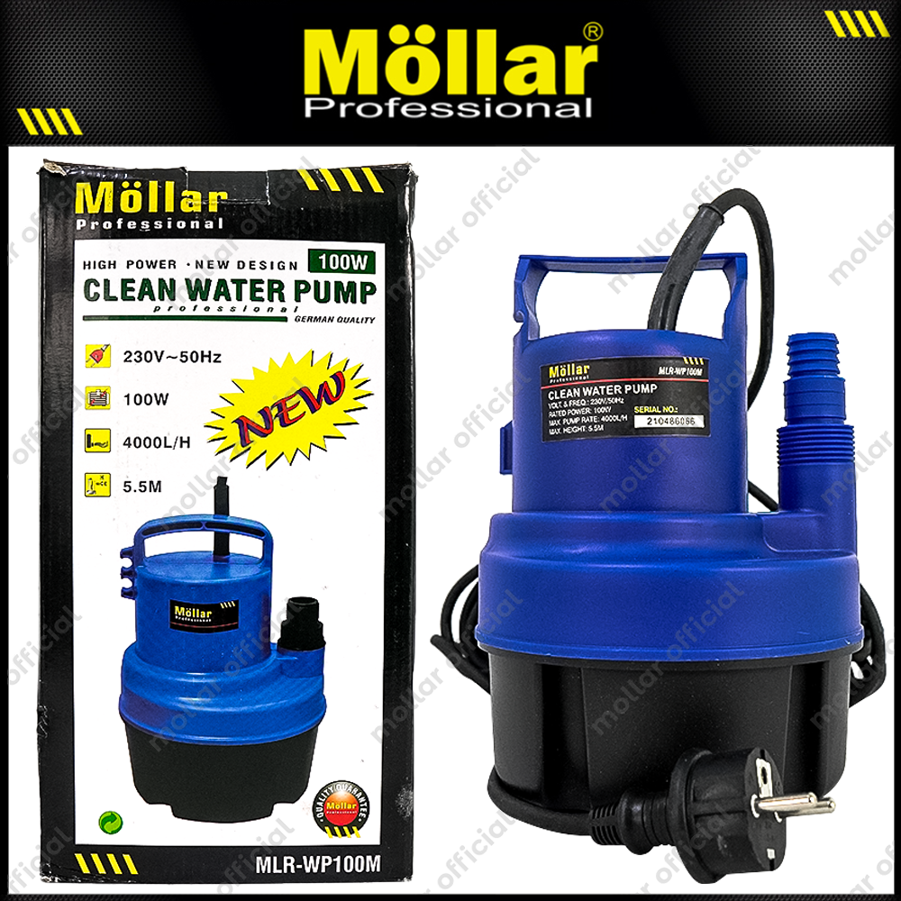 MOLLAR WP100M Pompa Celup Air Bersih 100 Watt Manual