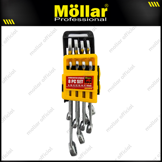 BISON KCRP08819 Lite Kunci Ring Pas Set 8 pcs (8-19 mm)