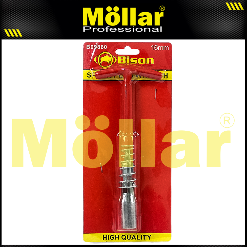 BISON B09860 Kunci Sok T Busi Fleksibel 16 mm