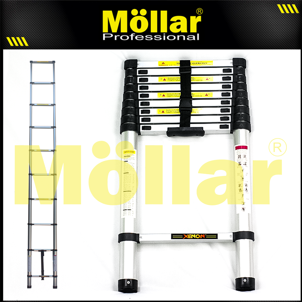 XENON Tangga Teleskopik 3.8 meter / Single Telescopic Ladder