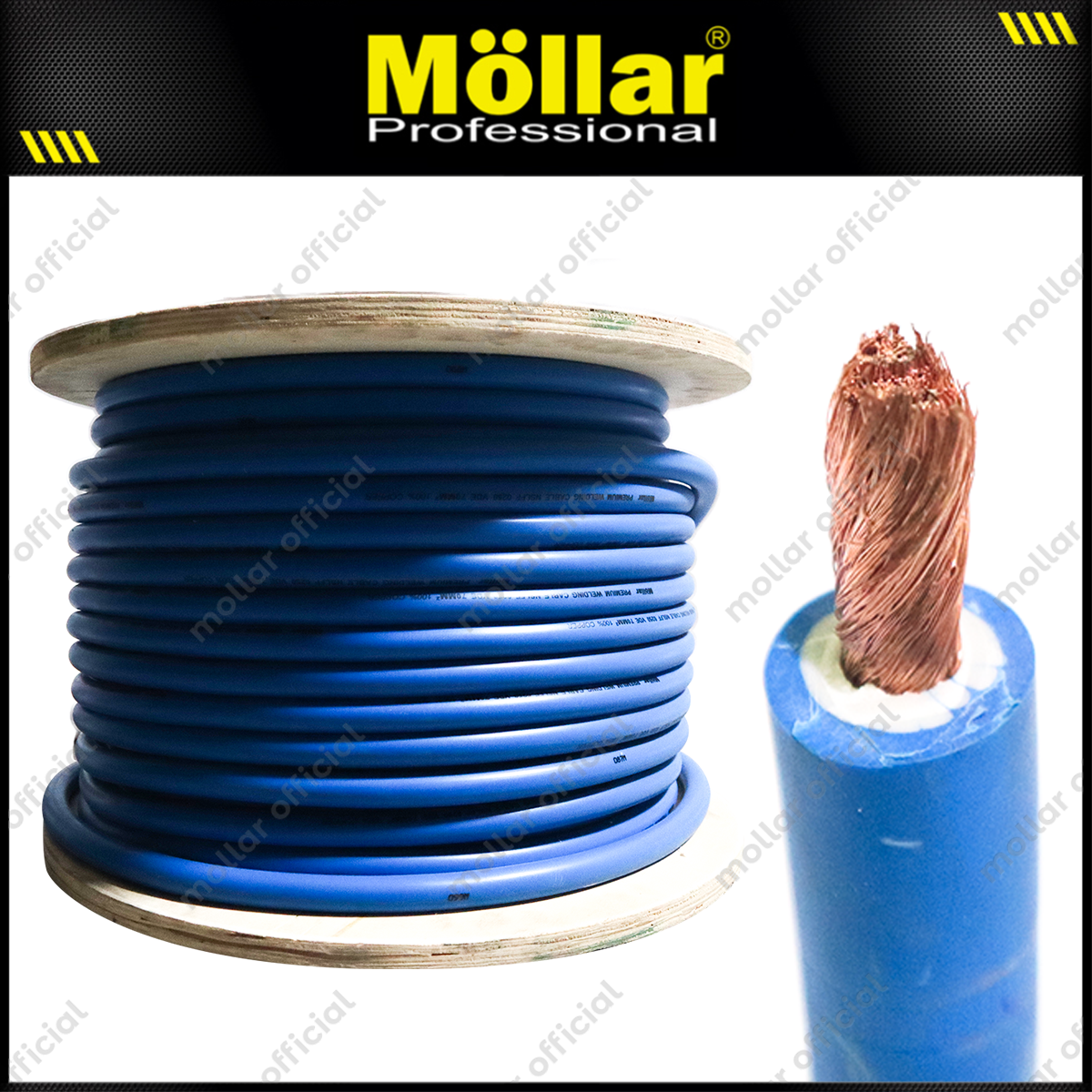 MOLLAR W04522 Kabel Las Tembaga Murni 70 mm - Per Meter