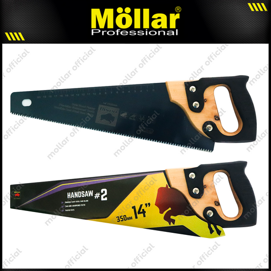 BISON Gergaji Tangan Gorok 2 Asah 14"