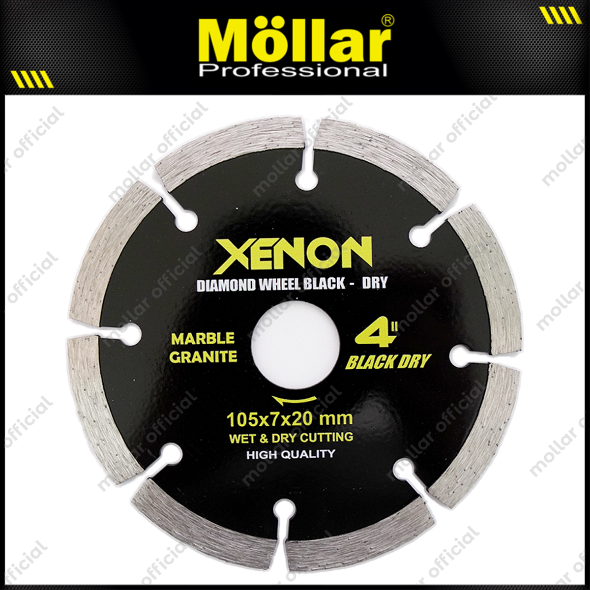 XENON Mata Potong Keramik Eco Black 4" / Diamond Wheel