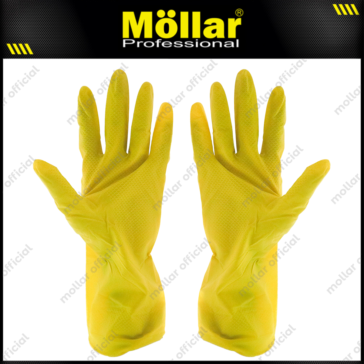 XENON E34020-1 Sarung Tangan Safety Latex (M) Kuning