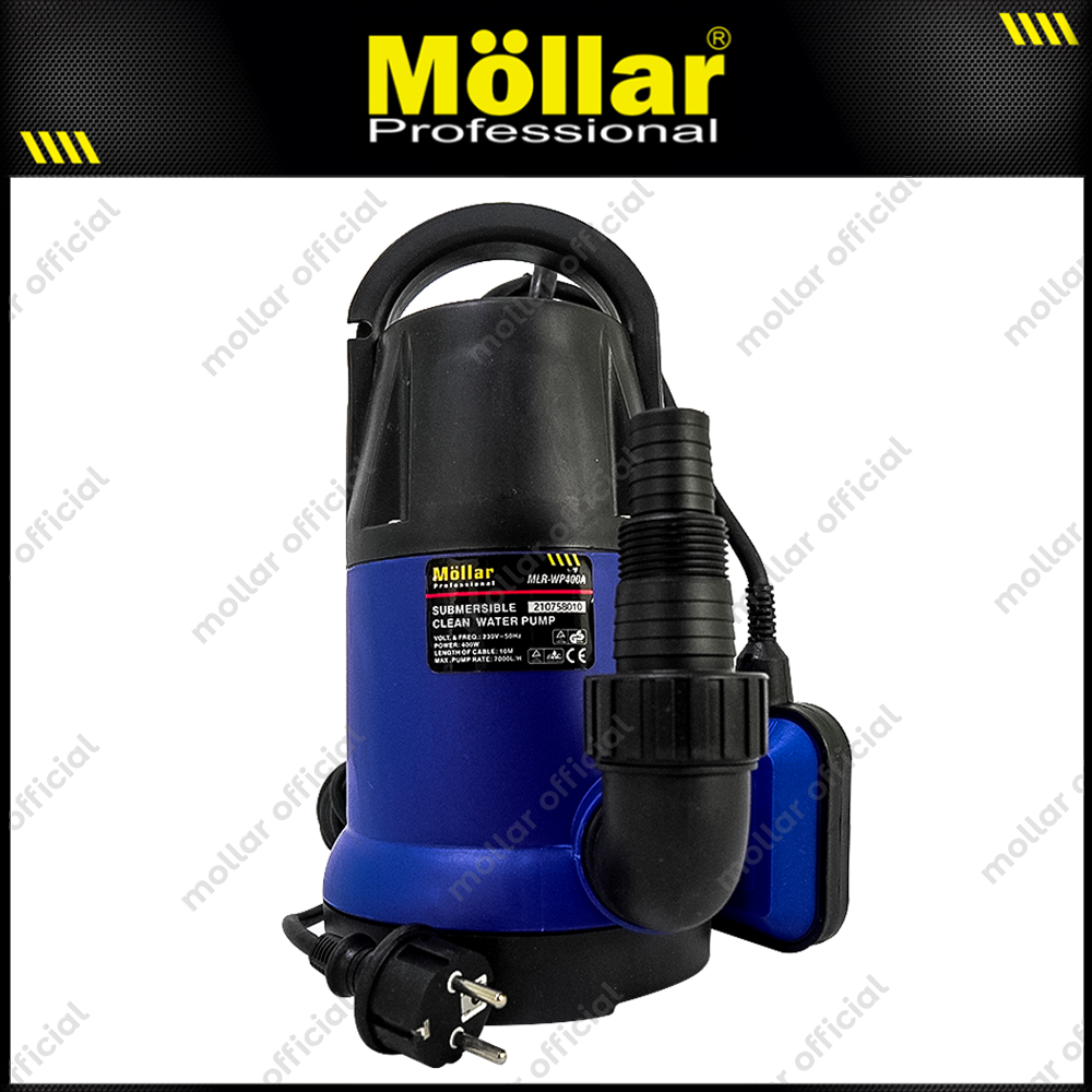 MOLLAR WP400A Pompa Celup Air Bersih 400 Watt Otomatis
