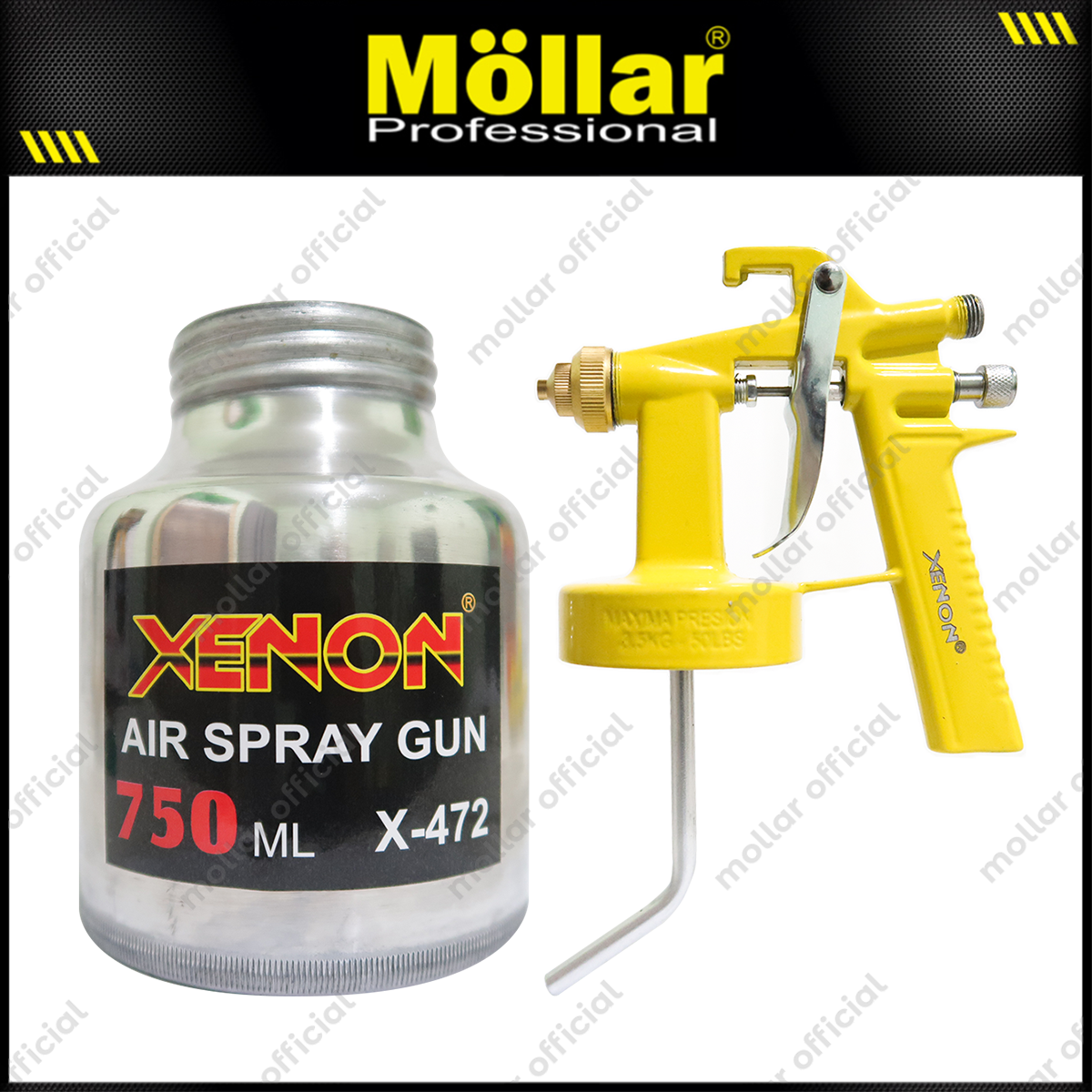 XENON Spray Gun X-472 Tabung Bawah 750 ml / Semprotan Cat
