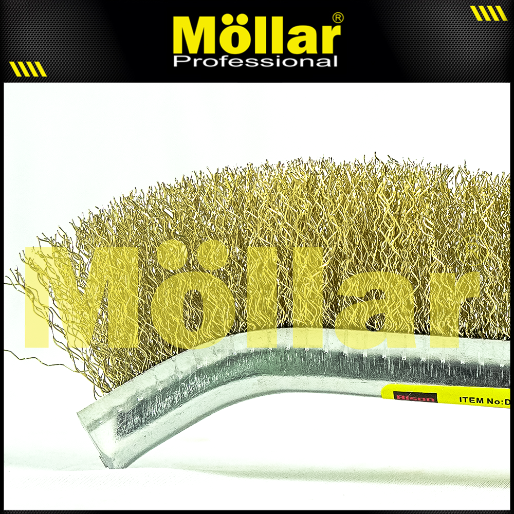 BISON D84000 Sikat Golok Baja Gagang Plastik 9"