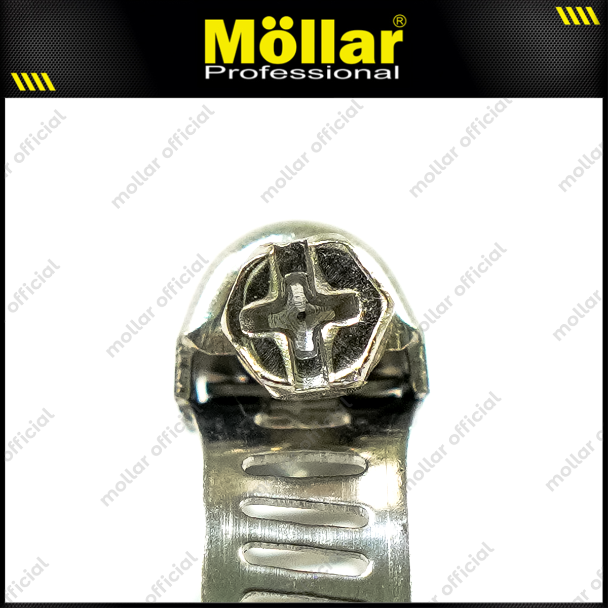 BISON Klem Selang 1" Inch Stainless Steel Hose Clips - Isi 100 Pcs