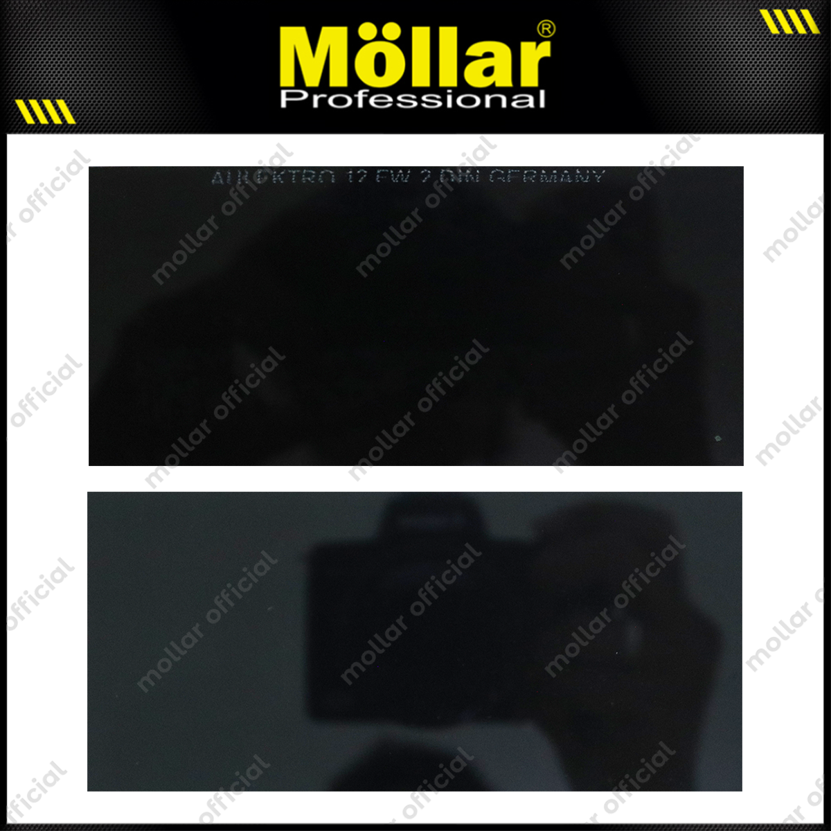 BISON E49010 Kaca Las Hitam Din 12