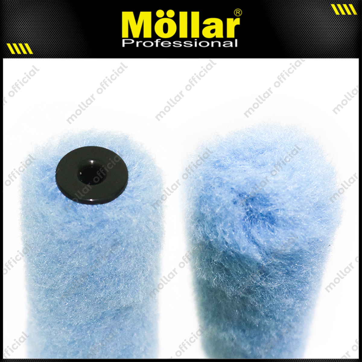 PINEHILL PH-F07050 Refill Bulu Kuas Roll Kapal Biru 4" Set 10 pcs