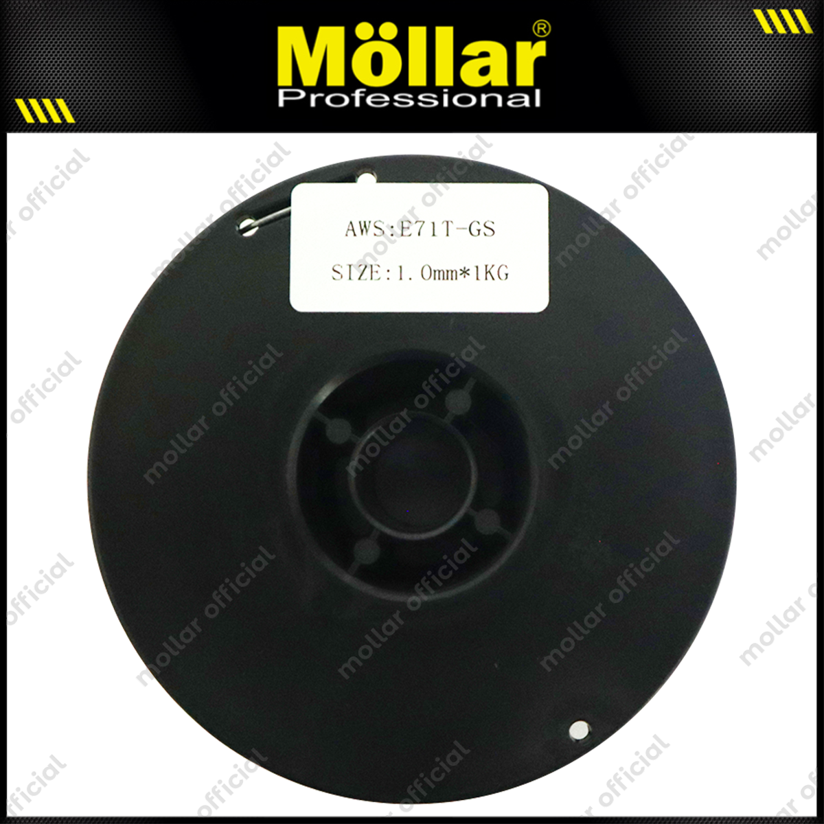 MOLLAR Kawat Las MIG 1.0 mm x 1.0 kg / Flux Cored Wire