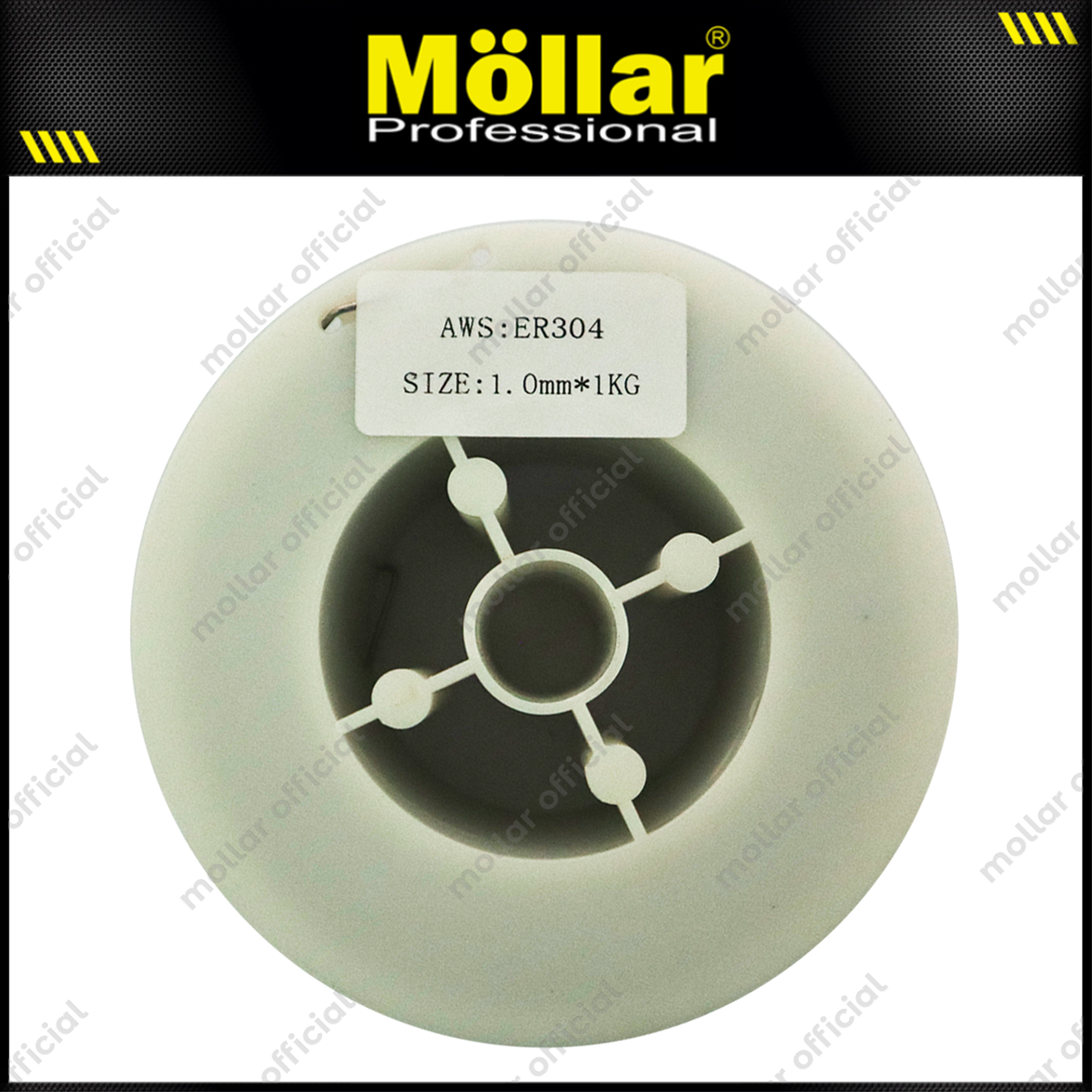 MOLLAR Kawat Las MIG Stainless Steel 1.0 mm x 1.0 kg / Flux Cored Wire