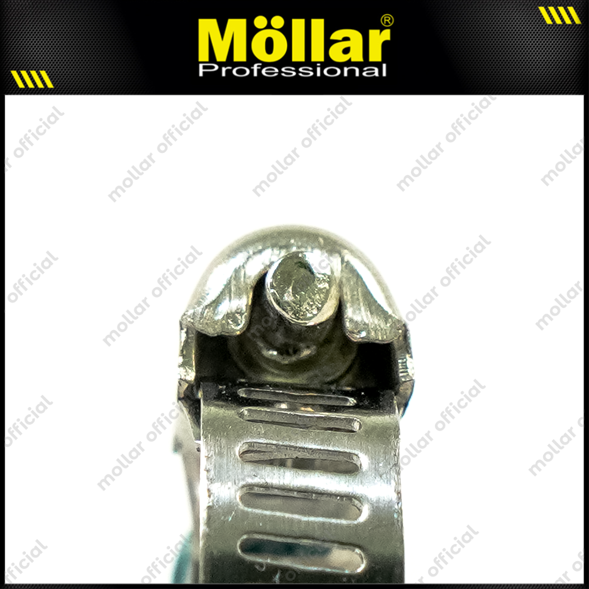 BISON Klem Selang 5/8" Inch Stainless Steel Hose Clips - Isi 100 Pcs