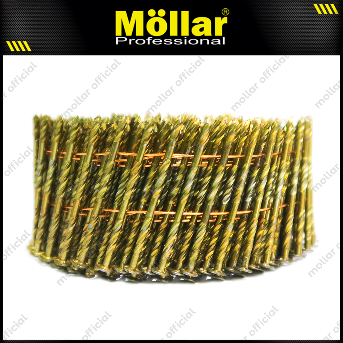 MOLLAR RS2350-9K Isi Paku Palet Tembak 300 pcs / Refill Coil Nailer