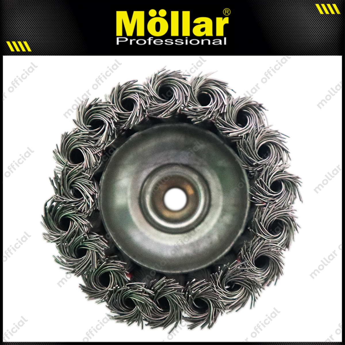 BISON D83081 Sikat Mangkok Kepang 3"