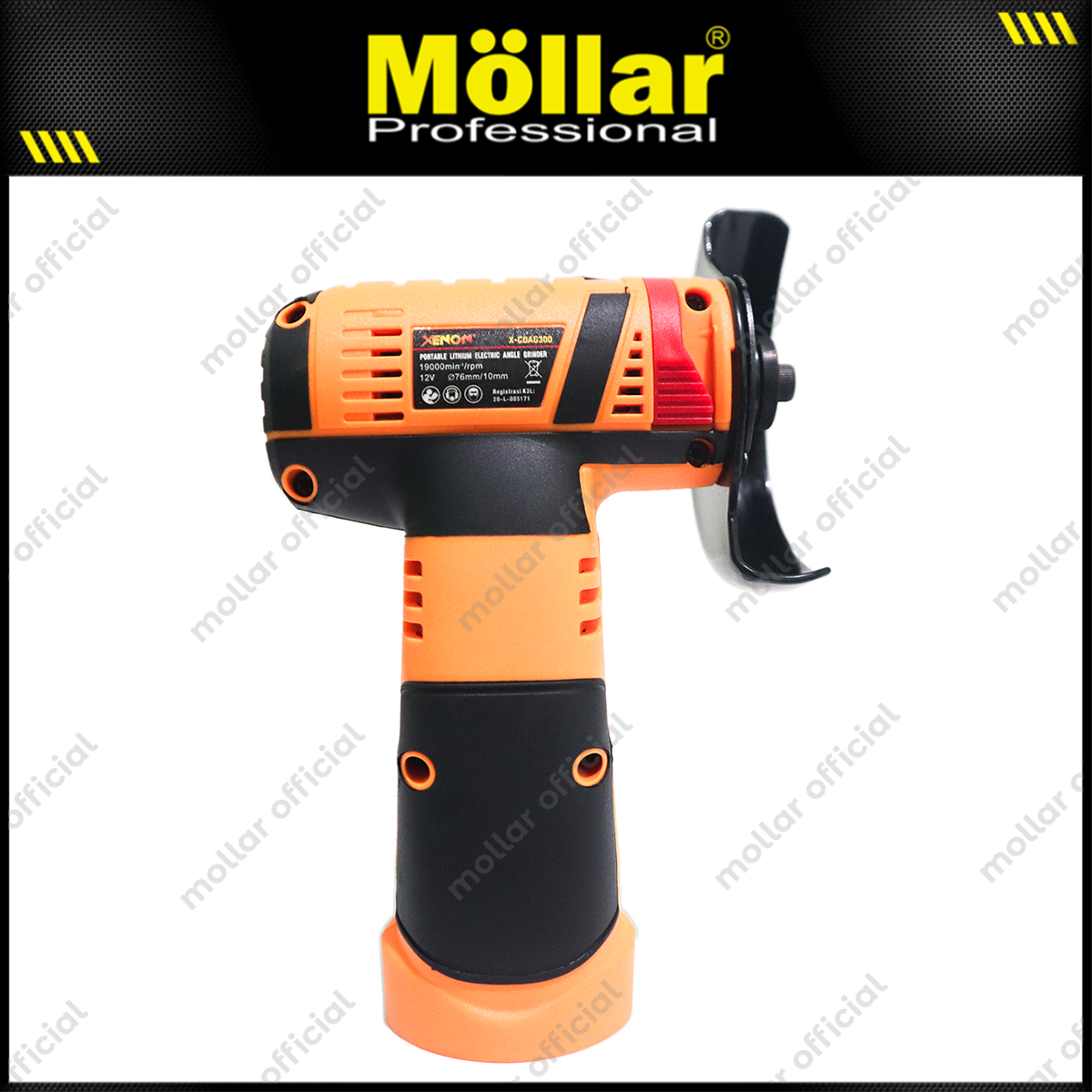 XENON CDAG300 Mesin Gerinda 3" Baterai 12V / Cordless Angle Grinder