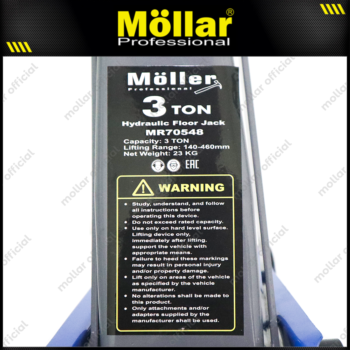 MOLLAR MR70548 Dongkrak Buaya 3 Ton Heavy Duty Pedal