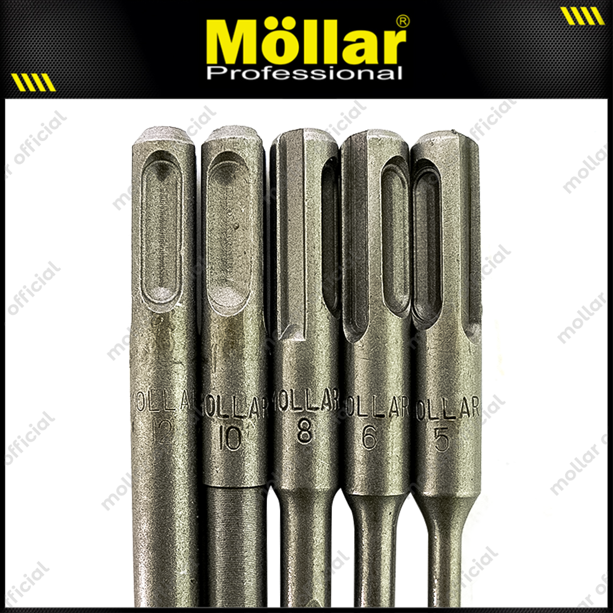 MOLLAR Mata Bor SDS Plus Set 5 pcs (5-12 mm)
