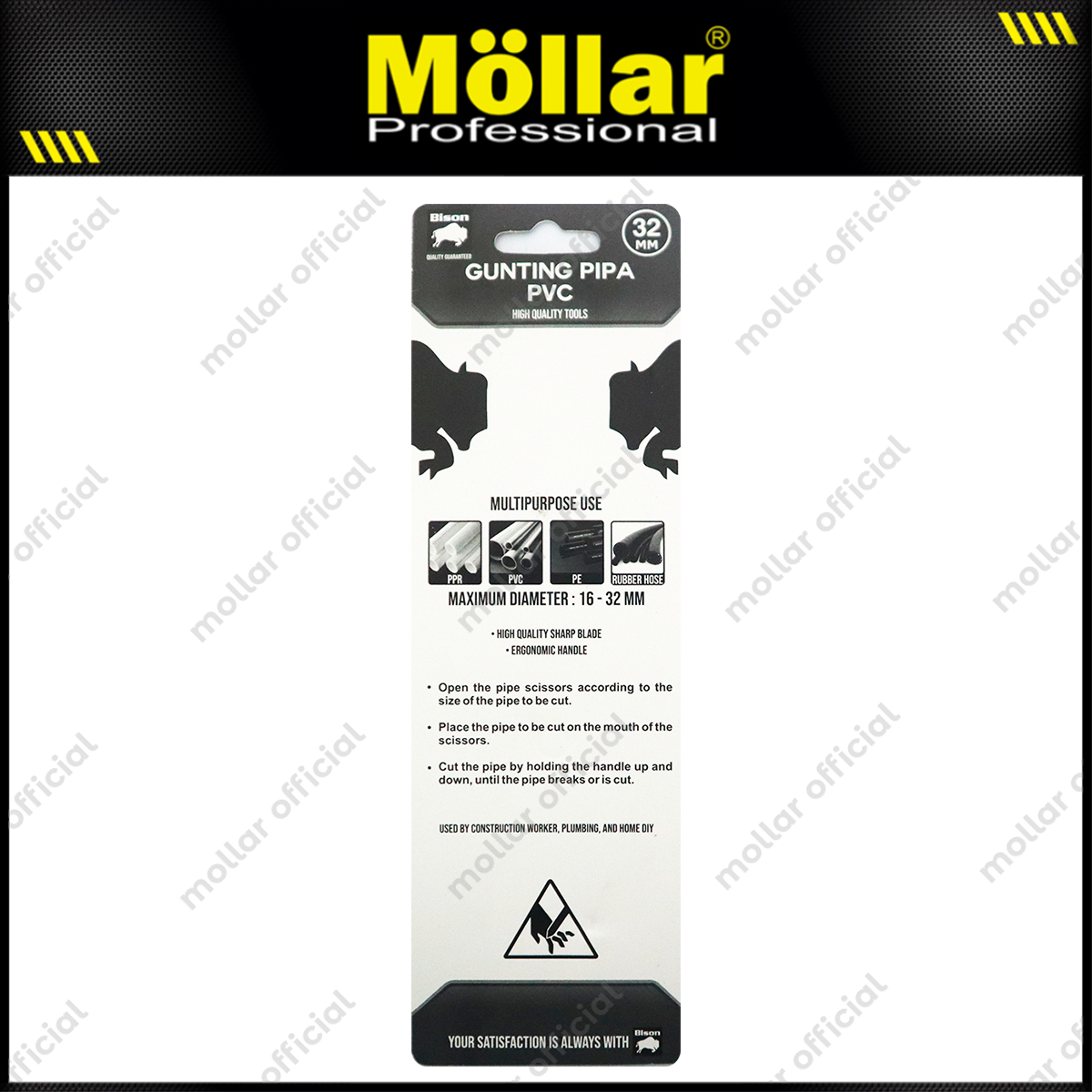 BISON Gunting Pipa PVC 32 mm