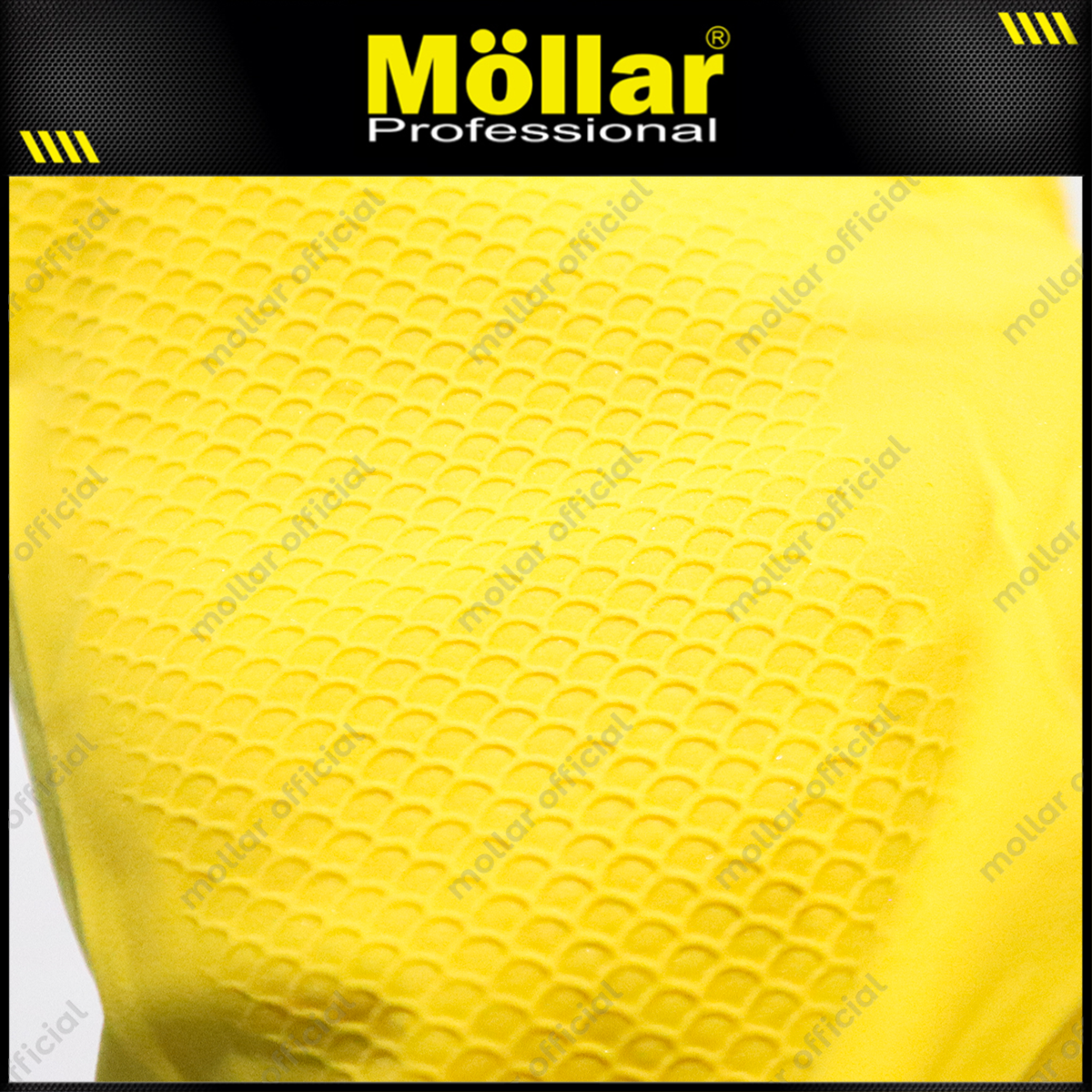 XENON E34020-1 Sarung Tangan Safety Latex (L) Kuning