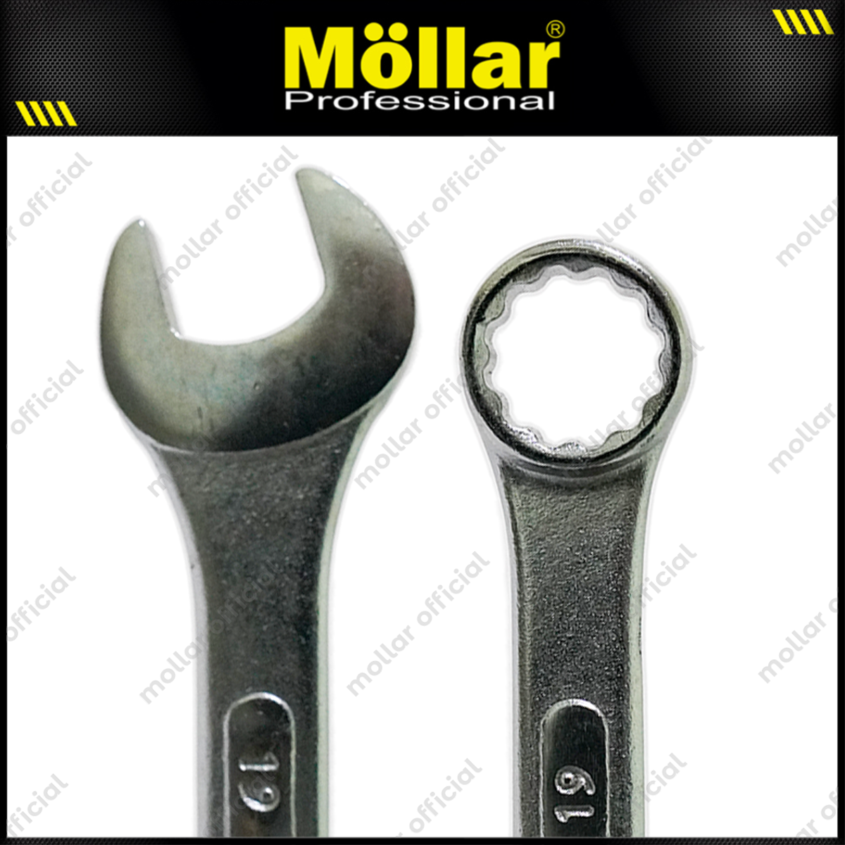 BISON KCRP08819 Lite Kunci Ring Pas Set 8 pcs (8-19 mm)