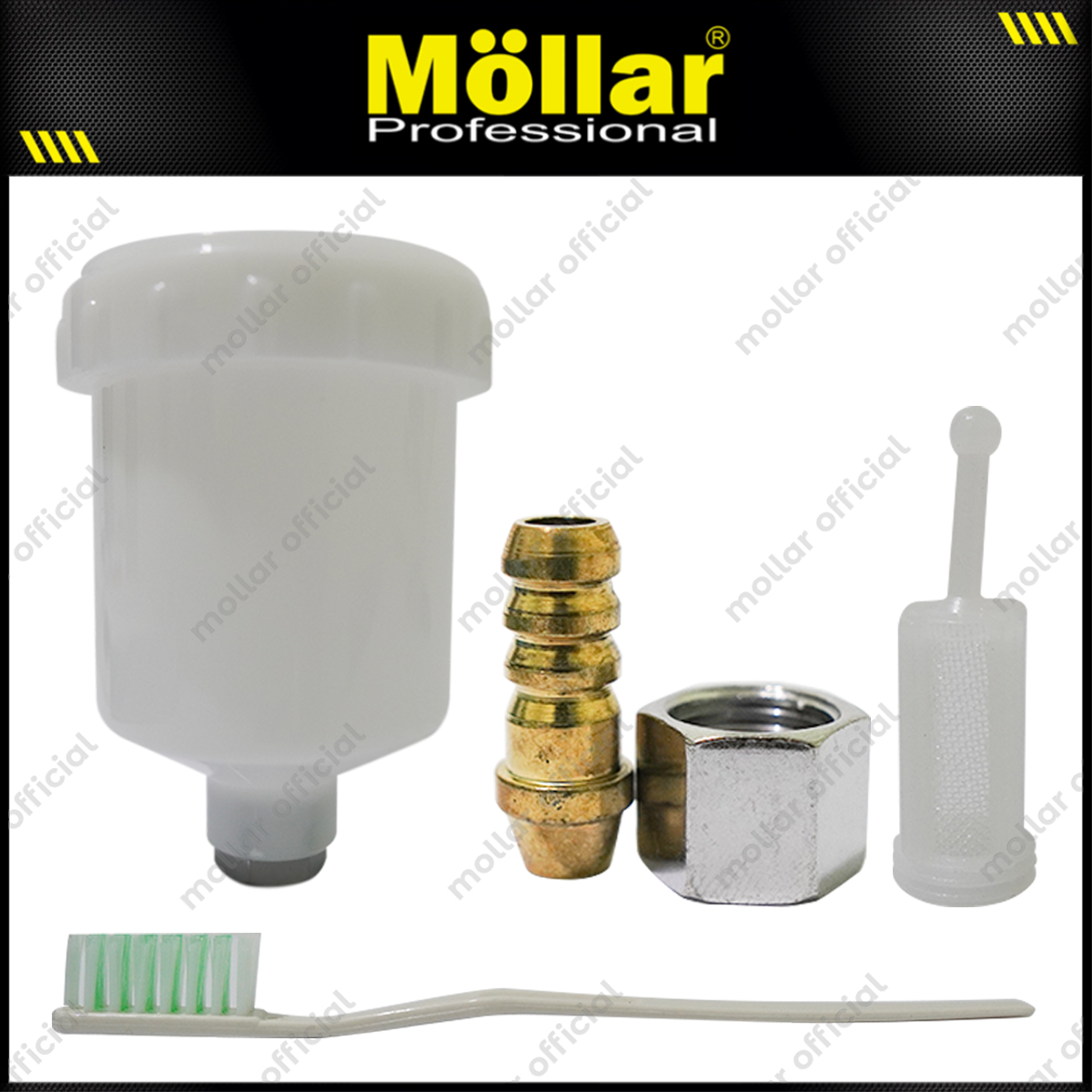 MOLLAR H2000P Spray Gun HVLP Tabung Plastik / Semprotan Cat