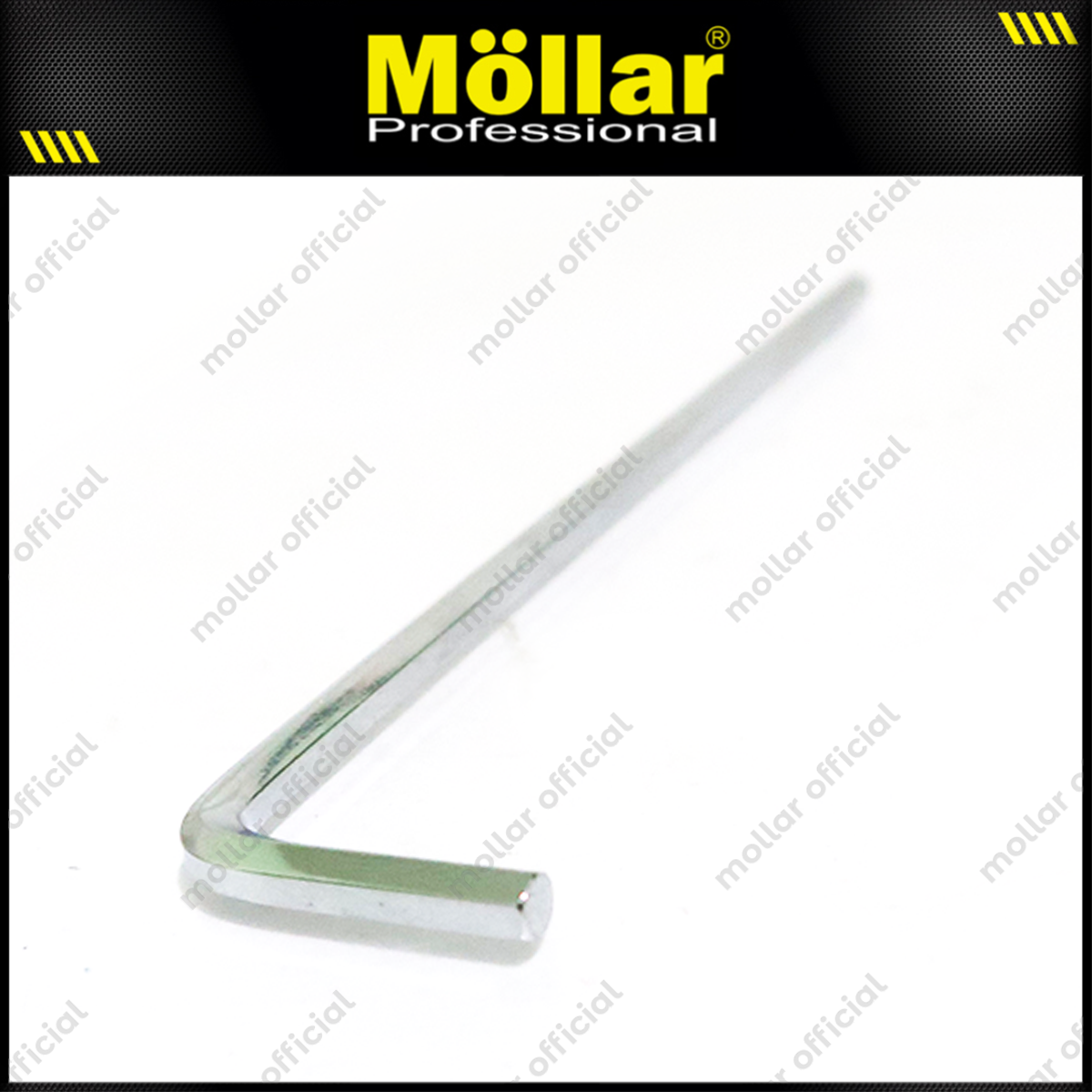 MOLLAR 10 Pcs 4 Mm Flat Kunci L Panjang Long Hex Key Wrench Hexagonal