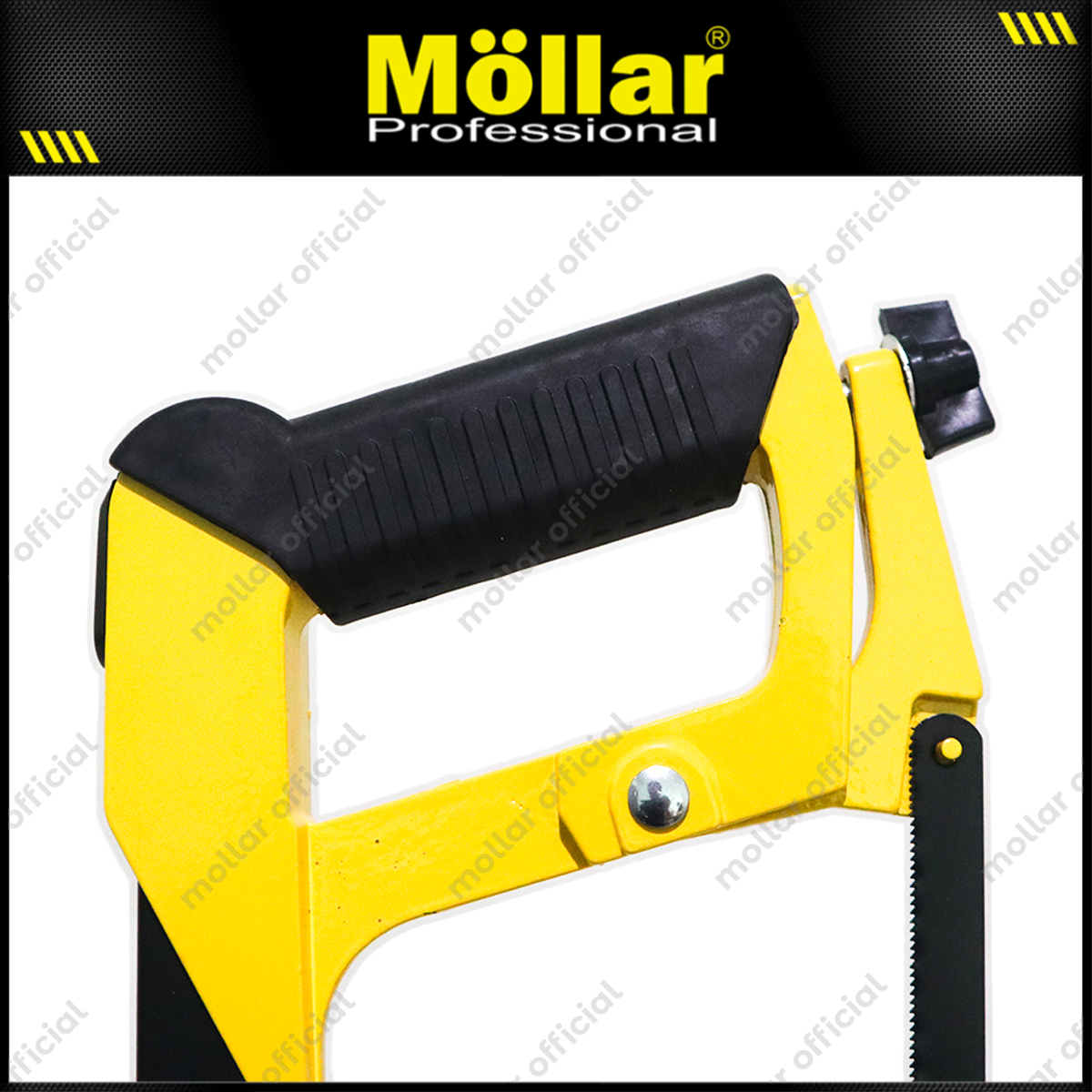 BLITZ D53003-1 Gagang Gergaji Besi Aluminium 12" Kuning Hitam