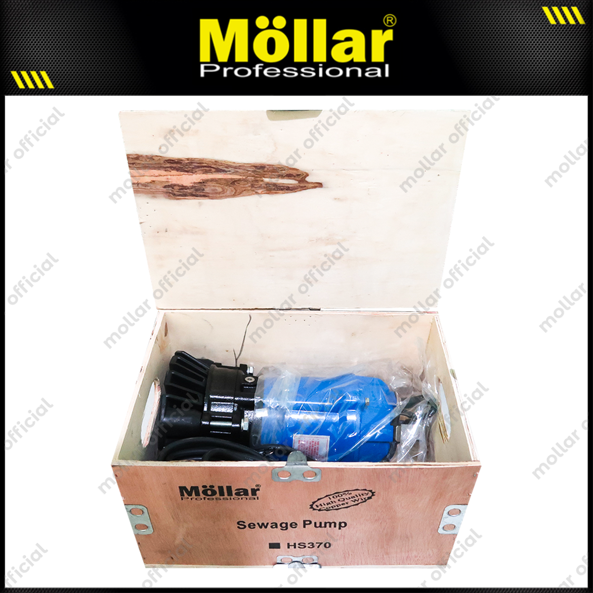 MOLLAR HS370 Pompa Celup Air Kotor 2" 400 Watt