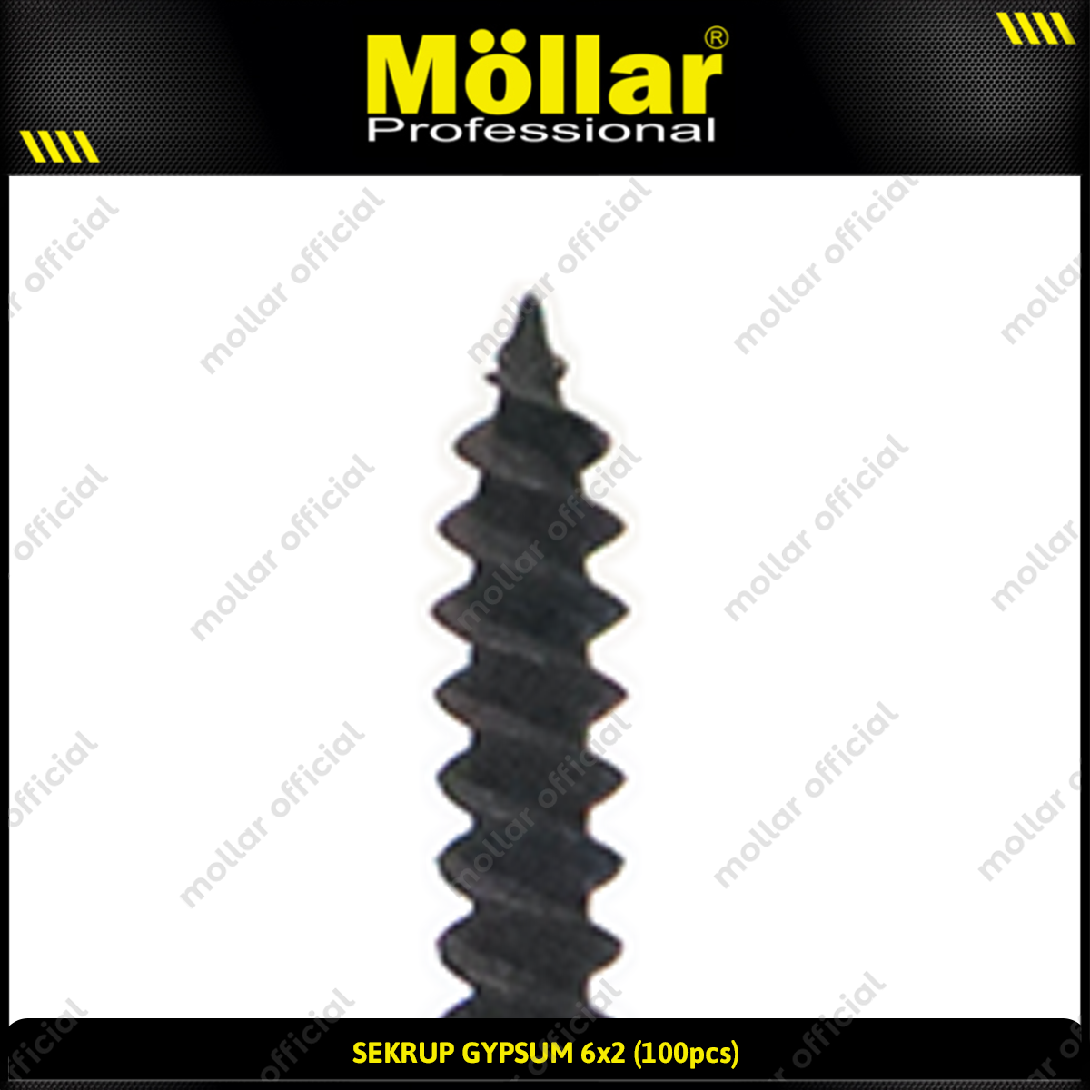 MOLLAR 93-013 Sekrup Gypsum 6 x 2 - 100 pcs