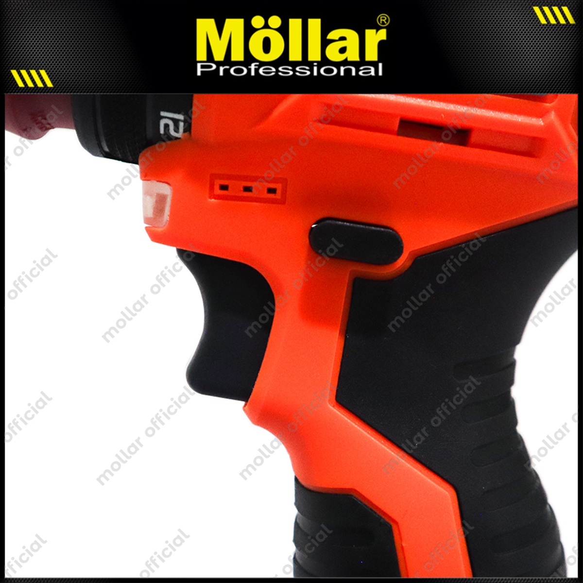 XENON CDDS2I1 Cordless Drill 10 mm + Screwdriver Brushless Baterai 12V