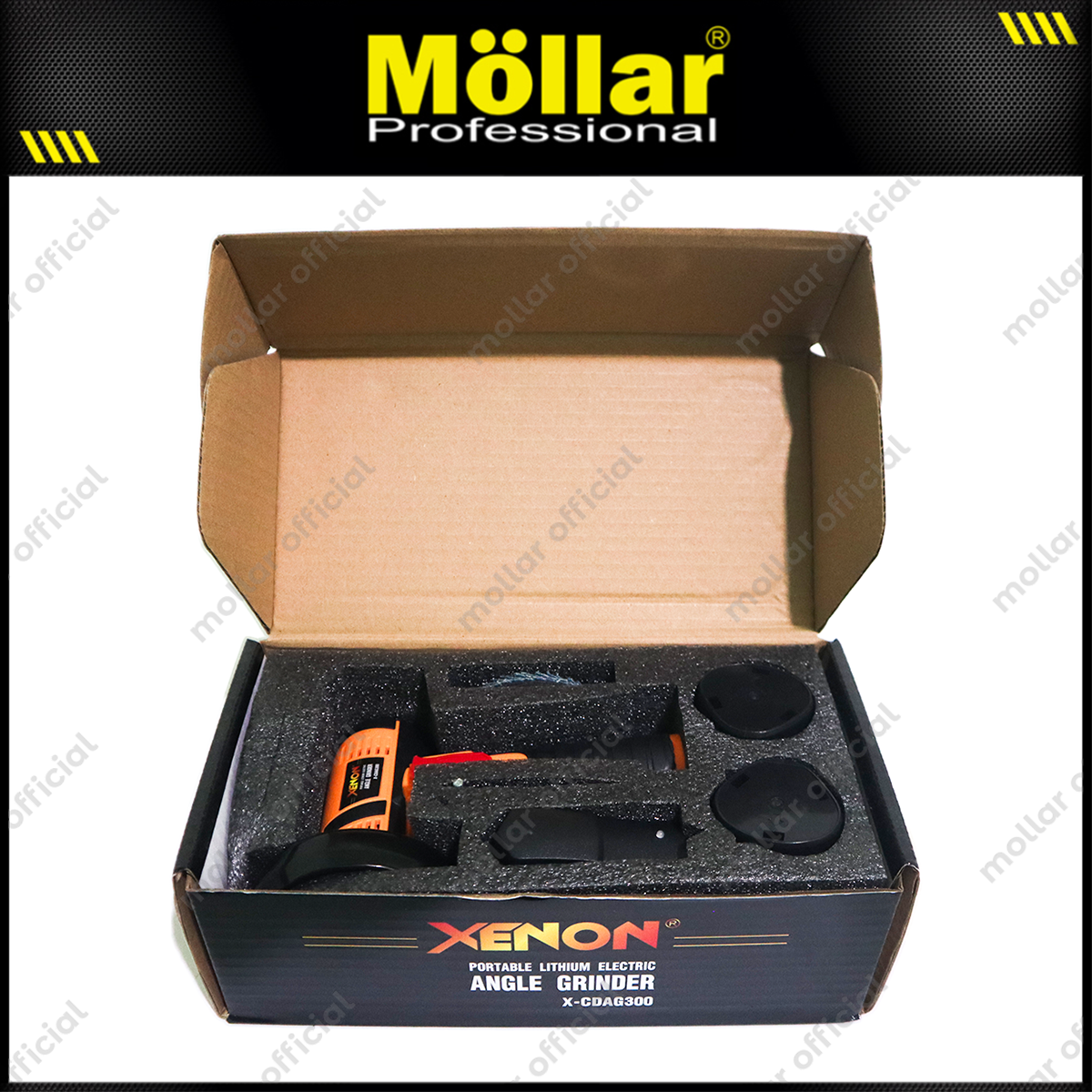 XENON CDAG300 Mesin Gerinda 3" Baterai 12V / Cordless Angle Grinder