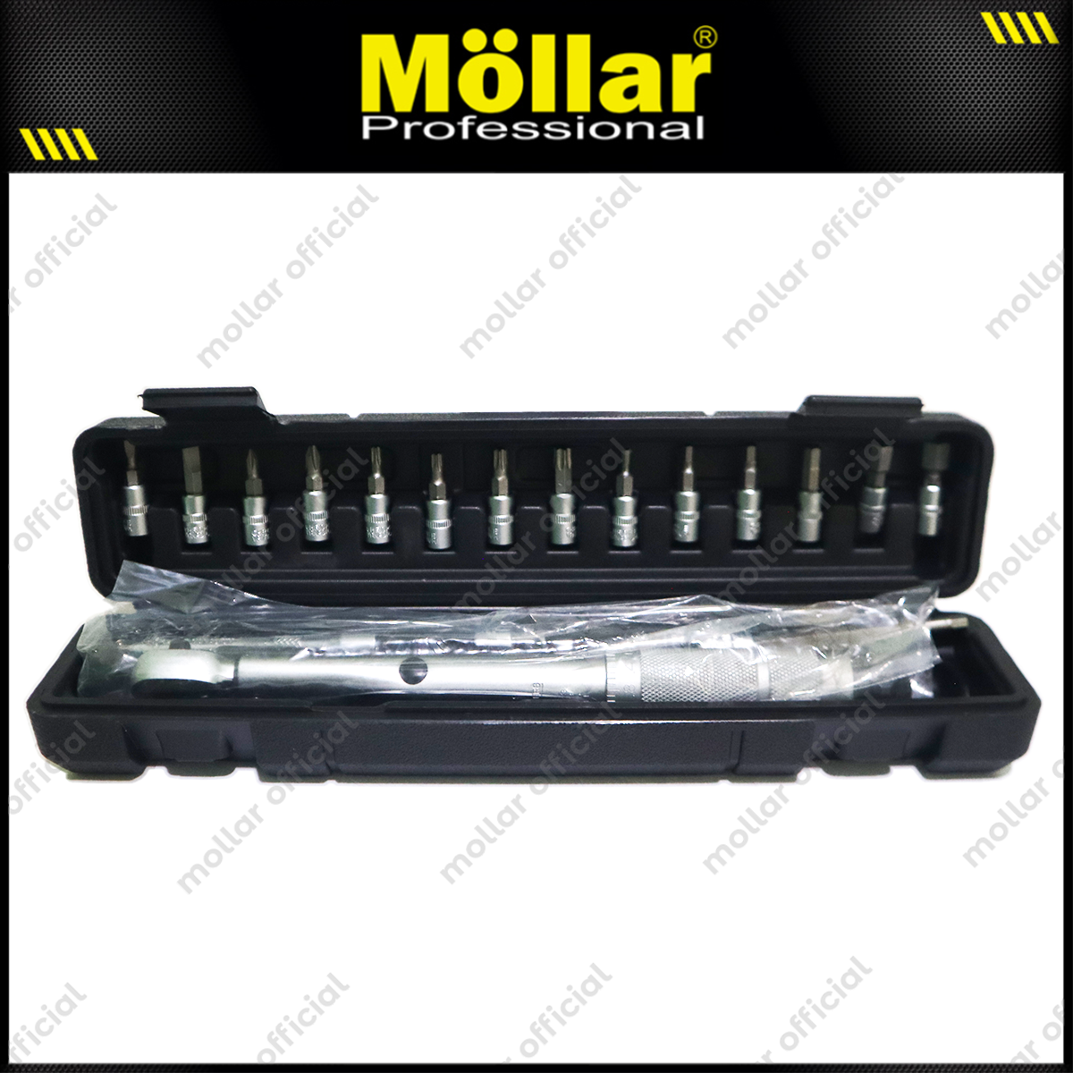 MOLLAR B11966 Kunci Momen Torsi 1/4" 5-25 Nm / Adjustable Torque Wrench