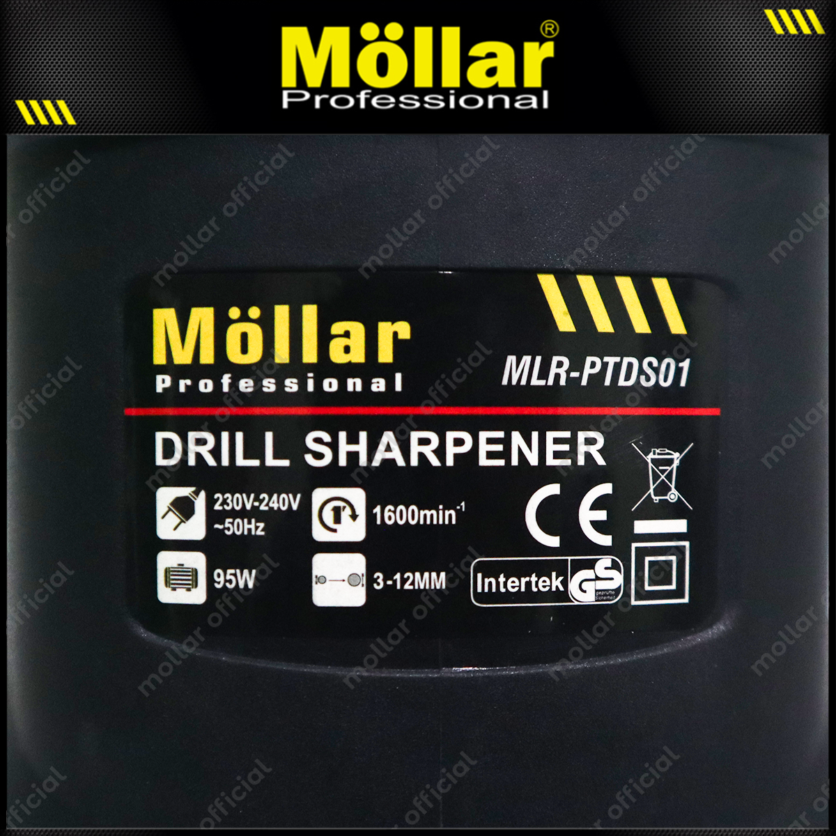 MOLLAR PTDS01 Mesin Pengasah Mata Bor 3-12 mm / Drill Sharpener