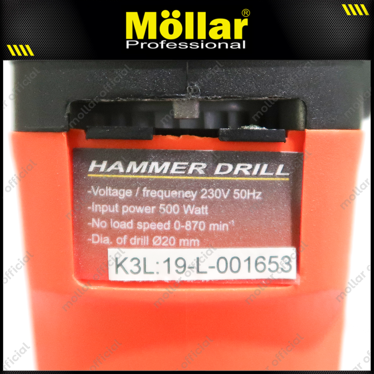 XENON HD500 Mesin Bor Bobok SDS Plus 20 mm / Rotary Hammer Drill