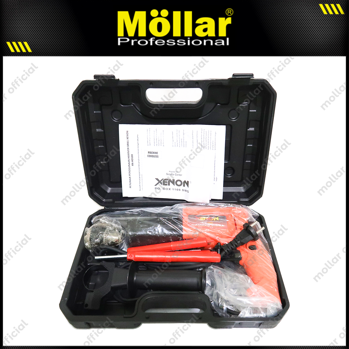 XENON HD500 Mesin Bor Bobok SDS Plus 20 mm / Rotary Hammer Drill