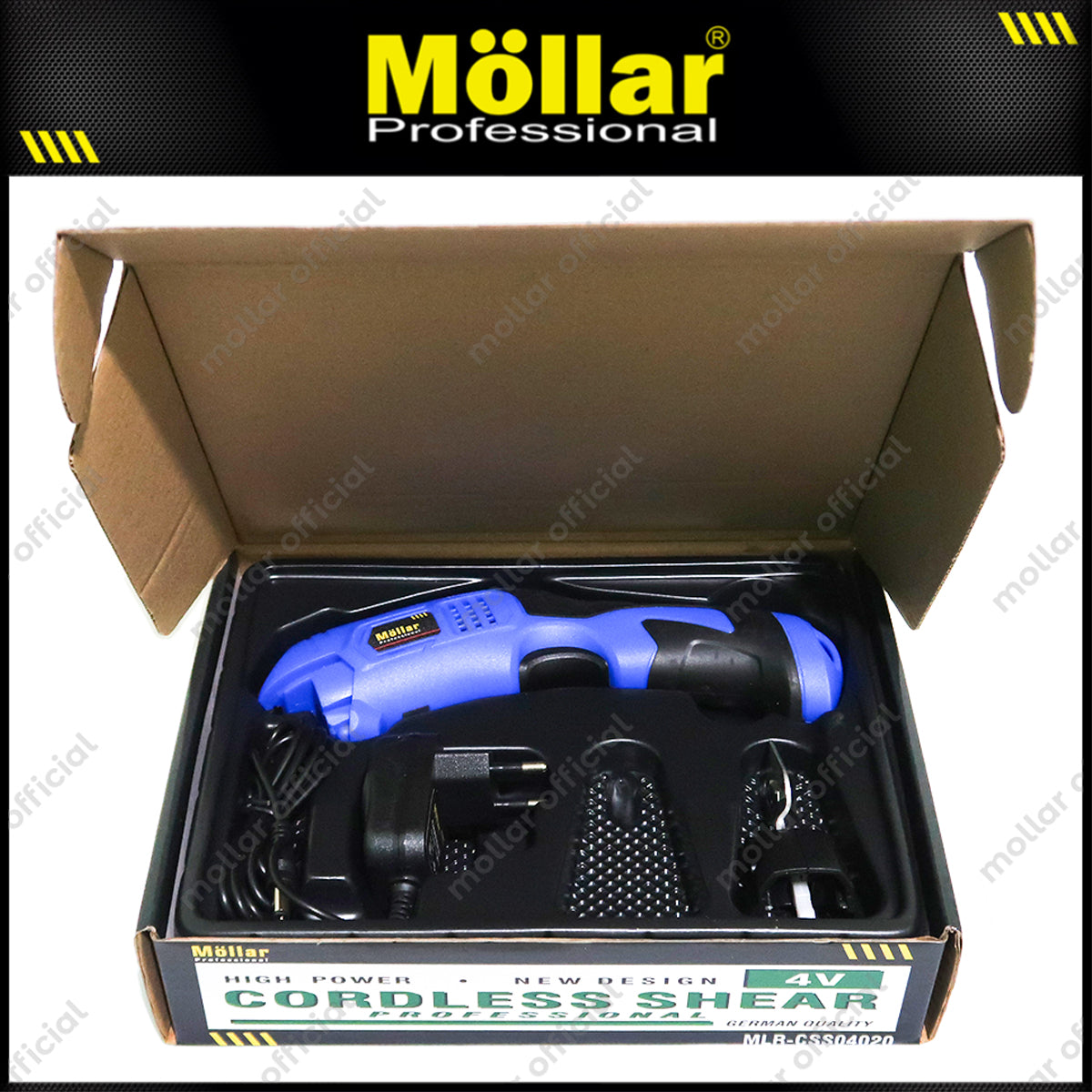 MOLLAR CSS04020 Gunting Baterai 4V / Cordless Scissors