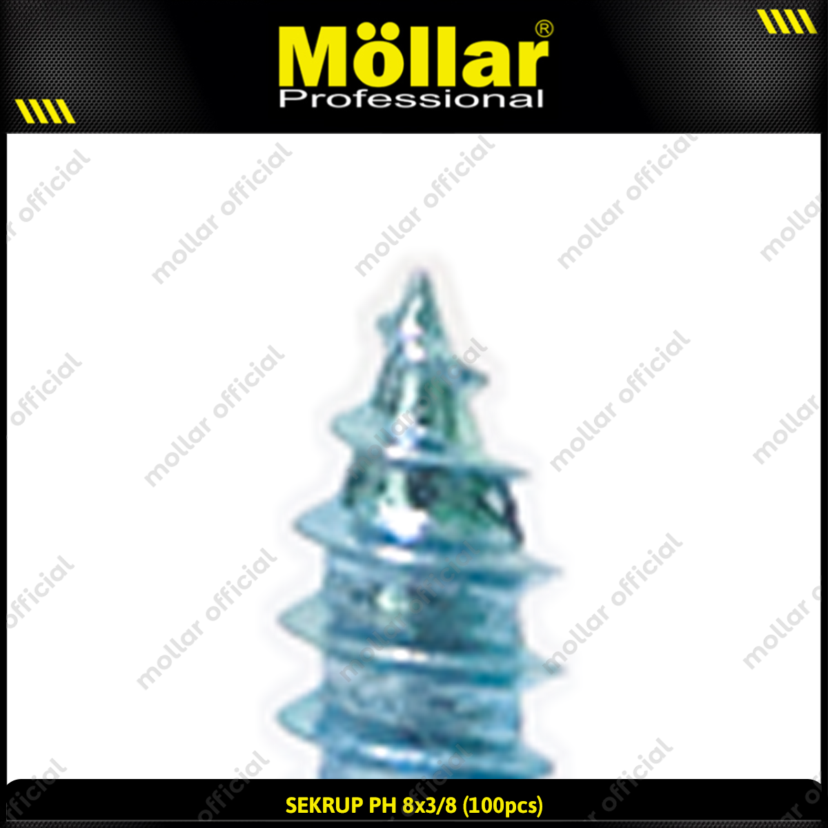 MOLLAR 93-028 Sekrup PH 8 x 3/8 - 100 pcs