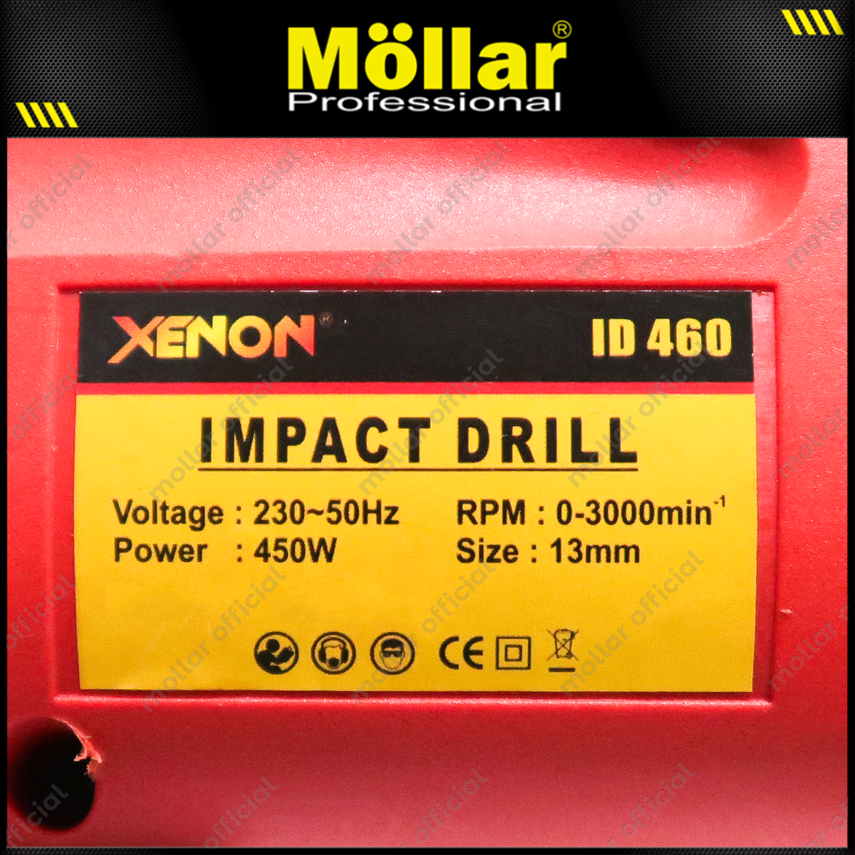 XENON ID460X Mesin Bor Beton Listrik 13 mm / Impact Drill