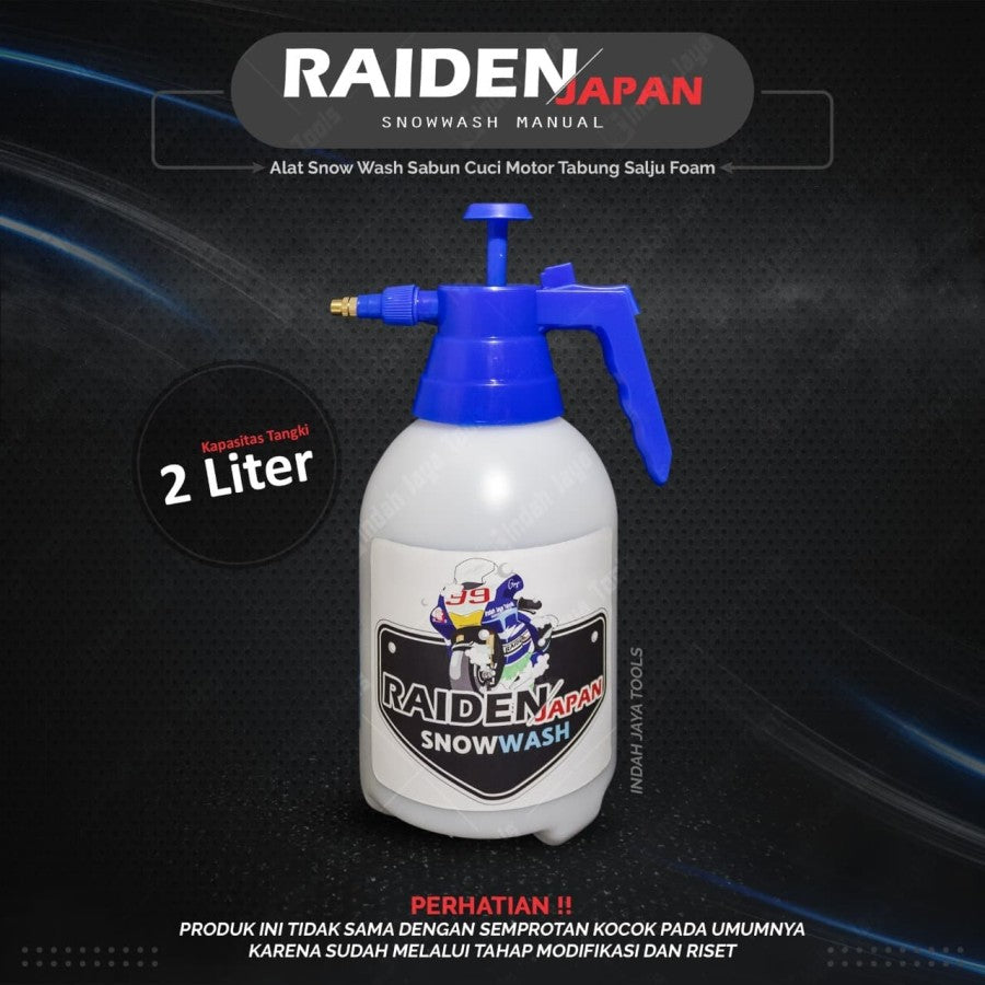 RAIDEN Botol Sprayer Snow Wash 2 liter / Alat Cuci Sabun Semprotan Air