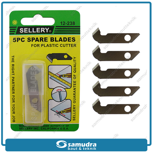 SELLERY 12-238 Isi Ulang Mata Pisau Cutter Akrilik Set 5 Pcs / Refill Blades