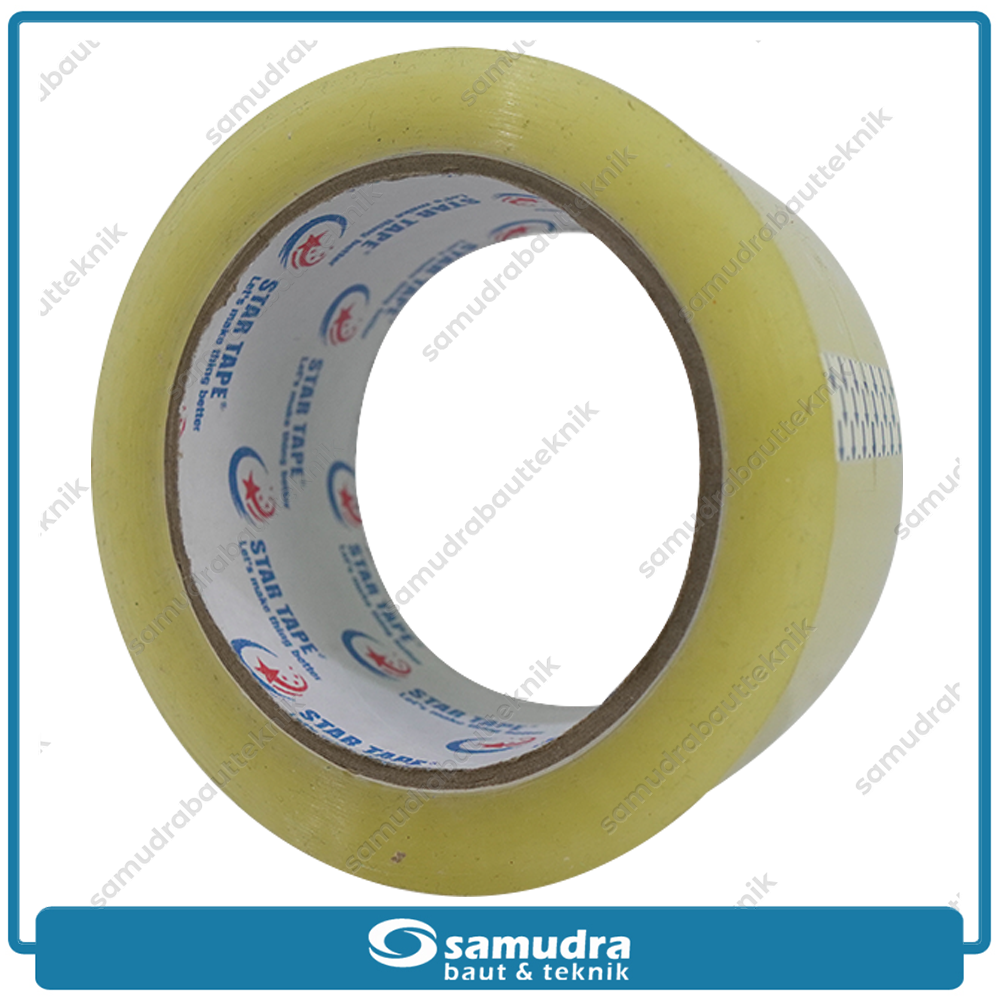 STARTAPE Lakban OPP 48 mm x 90 Y Bening