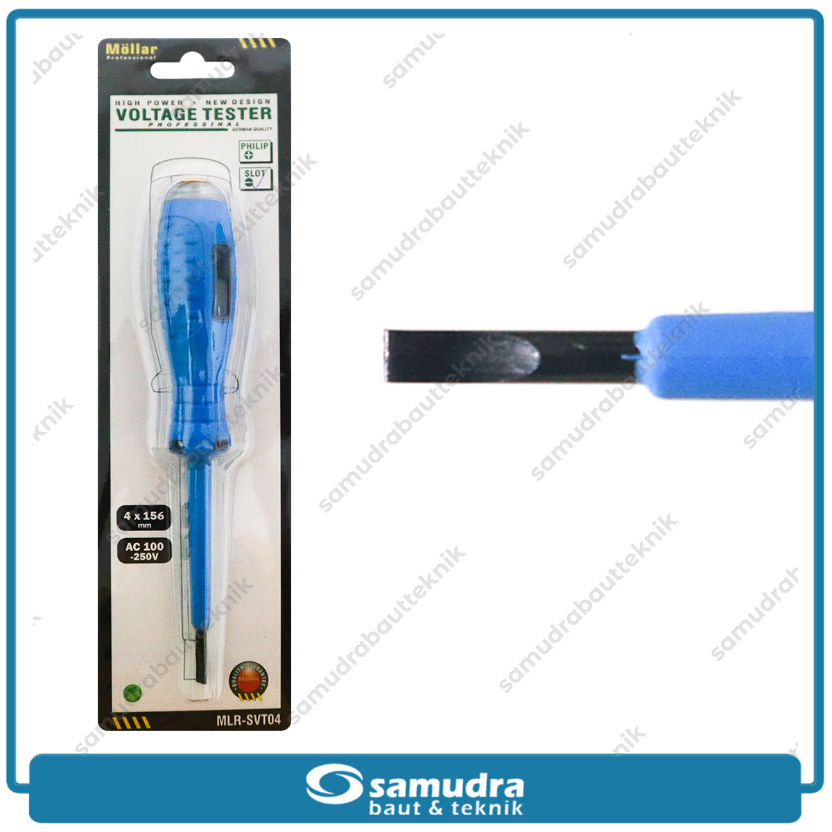 MOLLAR SVT04 Minus Obeng Tespen 4" x 156 mm