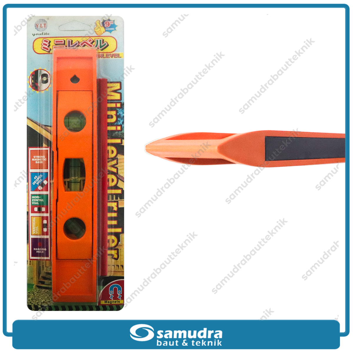 NO-BRAND Waterpas Plastik 9" Pensil Tukang