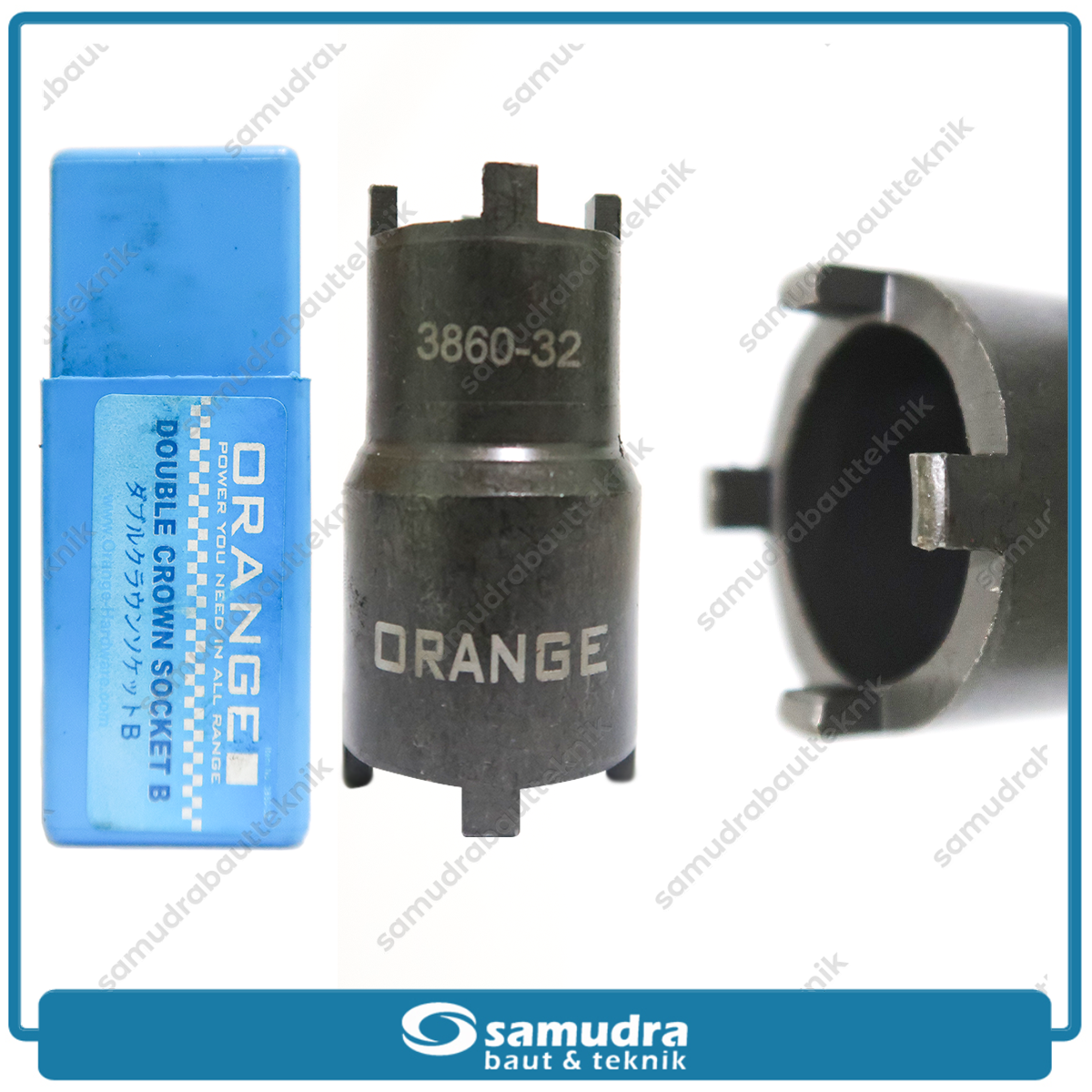 ORANGE 3860-32 Kunci Mahkota Tipe B / Double Crown Socket