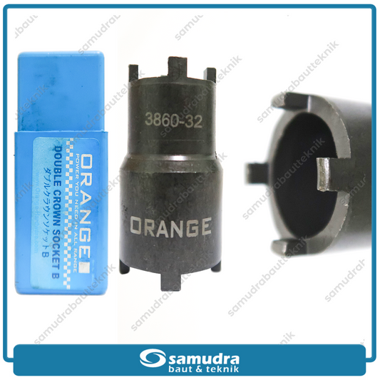 ORANGE 3860-32 Kunci Mahkota Tipe B / Double Crown Socket