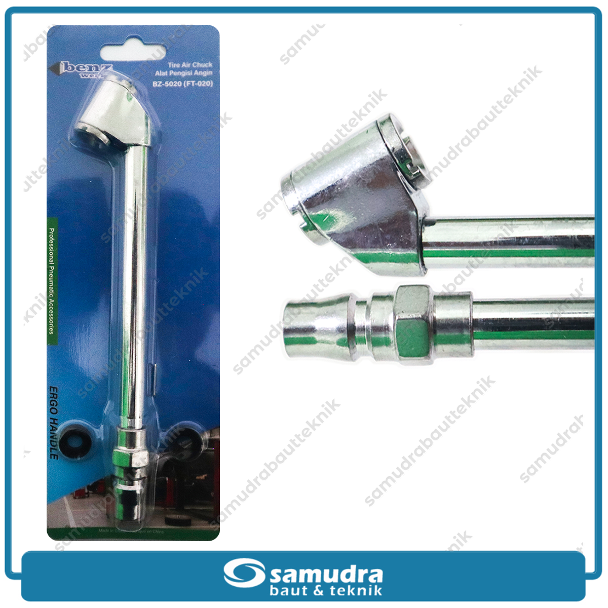 BENZ TAC0101 Air Chuck Kopler FT-020 150 mm / Alat Isi Angin