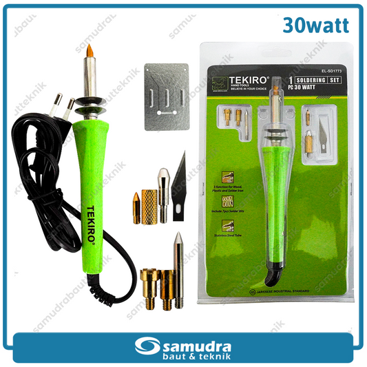 TEKIRO EL-SD1773 Solder Listrik Set 3 Fungsi 30 Watt